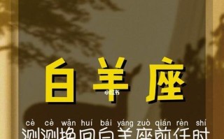 挽回白羊男的心（如何重获他的关注和爱意）
